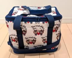 【新品未使用】ソフトクーラーバッグ 15L クマ ホワイト/ネイビー 保冷バッグのサムネイル