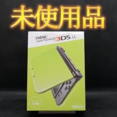 【未使用品】Newニンテンドー3DS LL ライム×ブラックのサムネイル