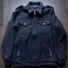 美品00s corefighter ミリタリーウールジャケット ブラック M - メルカリ