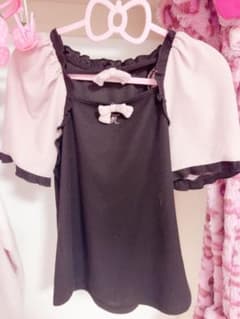 ♥HONEY MEW完売品♥チョーカー付きダブルリボントップス♥ - メルカリ