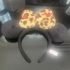 ミニー　カチューシャ　ヒョウ柄　レオパード　ディズニーランド　シーのサムネイル