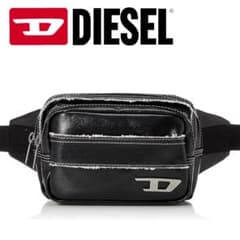 ラスト1点！】DIESEL ブラック ボディバッグ ウエストポーチ - メルカリ