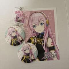 巡音ルカ グッズセット 缶バッジ アクリルキーホルダー 色紙 - 2