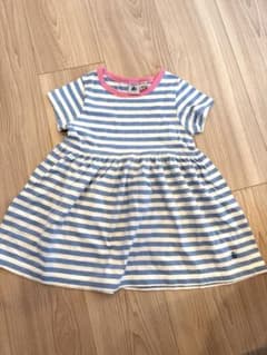 PETIT BATEAU ボーダーワンピース 3ans/95cmのサムネイル