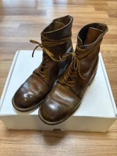 極美品！ GUIDI グイディ レースアップブーツ 38 - メルカリ