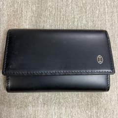 Cartier（カルティエ）ブラック レザー 6連キーケース - メルカリ