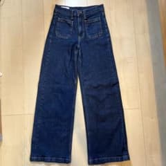 GAP ウォッシュウェルハイライズストライドワイドデニム 26サイズのサムネイル