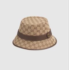 GUCCI GGパターン バケットハット ベージュのサムネイル