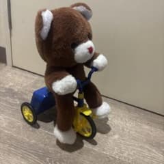 クマのぬいぐるみ 三輪車 - メルカリ