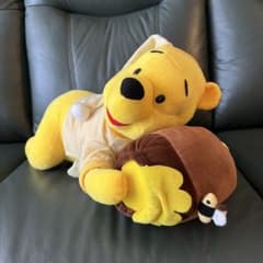 Disney 곰의 푸씨 특대 봉제인형 55cm 벌꿀 파자마