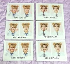 黒田光輝 檜山光成 WiNK UP くま耳カチューシャ証明写真風カード 少年忍者 黒田光輝 檜山光成 WiNK UP くま耳カチューシャ証明写真風カード 少年