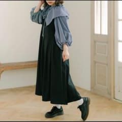 『セール中』amr. ストライプフリルブラウス アムレ　2way　M　春、夏、秋のサムネイル
