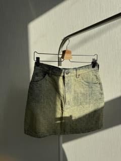 GUCCI ロゴパターン デニムミニスカート - メルカリ