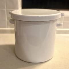 野田琺瑯　ラウンドストッカー　味噌　糠床　米櫃　24センチのサムネイル