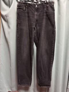 Levi's black denim 560 w36 L34 激太のサムネイル