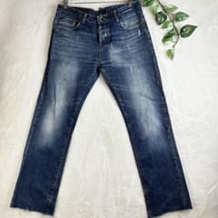 Dsquared2 ディースクエアード ストレートデニムパンツ カットオフ 52 