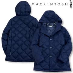 美品 現行 マッキントッシュ ウール キルティング ダウンジャケット 