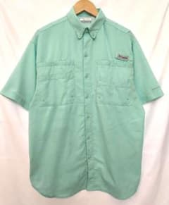 コロンビア フィッシングシャツ 半袖シャツ PFGアウトドア 釣りSサイズ