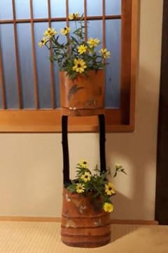 最終値下げ‼️竹製花器螺鈿細工 最終値下げ‼️竹製花器螺鈿細工 | Mercari