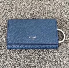 【美品】CELINE 6連キーケース ネイビー キーリング付のサムネイル