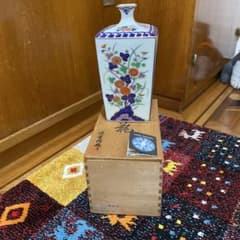 清秀内作 花瓶 角瓶 陶器 共箱付き - メルカリ
