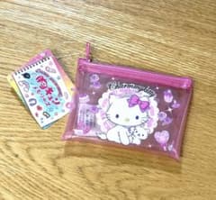 新品 Charmmykitty クリアポーチ ハローキティ ピンク サンリオのサムネイル