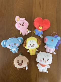 BT21 푹신푹신 마스코트 2 7종 세트