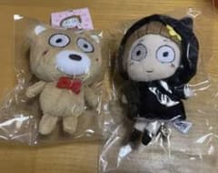 キキぷり ボールチェーンマスコット ミニ はなこ/ねこ ＆ くまちゃんセットのサムネイル