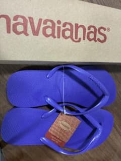 未使用新品　Havaianas ビーチサンダル パープル 37-38のサムネイル