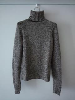 セオリー タートルネック メランジニット ウール100% ブラウン 美品 値下げのサムネイル