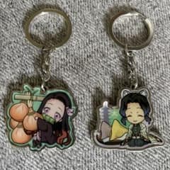 胡蝶しのぶ アクリルキーホルダー セット 鬼滅の刃 アクリルキーホルダー 2点セット 竈門禰豆子 胡蝶しのぶ