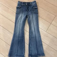 SHEIN フレアデニム 10Y デニムブルーのサムネイル