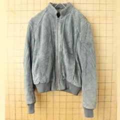 70s80s GERONIMOスウェードレザージャケット Mグレーボア aw90 - メルカリ