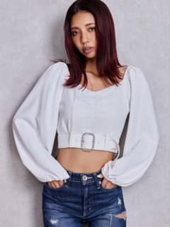 GYDA bijouバックルlong sleeveブラウスのサムネイル