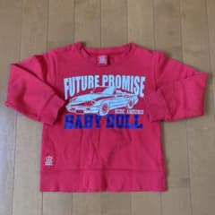 赤色トレーナー。110センチ。BABY DOLL★のサムネイル