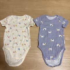 UNIQLO ベビー ボディスーツ 90cm 2枚セットのサムネイル