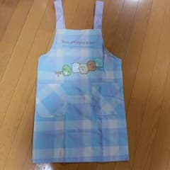 스미코구라시 앞치마 150cm 체크 무늬