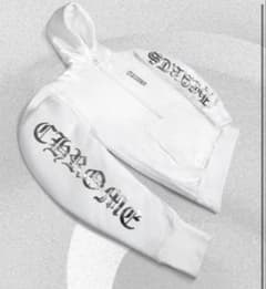 新品未開封】クロムハーツ WHITE FOIL HOODIE XL - メルカリ