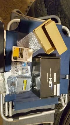 デリカＤ５ 55W HID バラスト　バーナー　セットのサムネイル