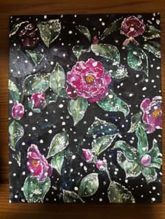 アクリル絵画 ハンドメイド 幻想 画用紙 ボード90x60cm | Shop