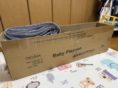 OKUMA メッシュ　ベビーサークル 180×200×65cmのサムネイル