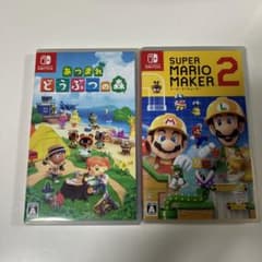 Switchソフトまとめ　　マリオメーカー2  どう森のサムネイル