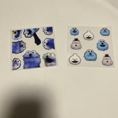 ふわふわキャラクター ステッカー 2枚セット