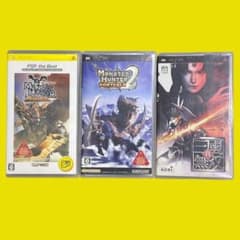 몬스터 헌터 휴대용 1.2 진·삼국 무쌍 PSP 소프트 3점