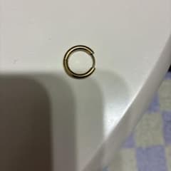 ゴールドカラー フープピアス 片耳用のサムネイル