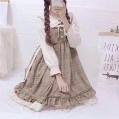 チェック柄 ワンスポ系ワンピのサムネイル