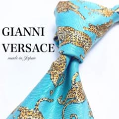 【極美品】GIANNI VERSACE ネクタイ 総柄 エメラルドグリーン 日本 極美品】GIANNI VERSACE ネクタイ 総柄 エメラルドグリーン 日本
