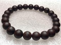 【希少銘木/バラの香り】極上 紫檀（ローズウッド）8mm ブレスレットのサムネイル