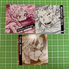 ヒロアカ 原画展 スクエアステッカーコレクション 3枚 セットのサムネイル