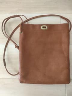 美品】SLOW スロウ bono ミニショルダーバッグ オーク 栃木レザー 